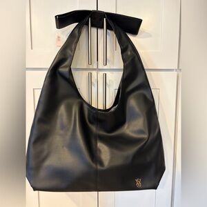 Victoria's Secret Sleek Black Hobo Bag